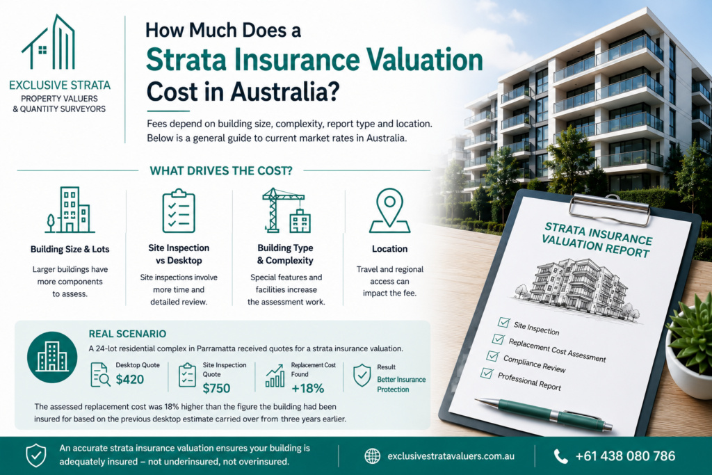 Strata Insurance Valuation Cost in Australia?